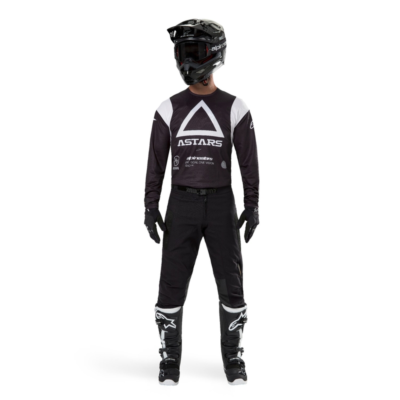 Tricou motocross Alpinestars Techdura negru