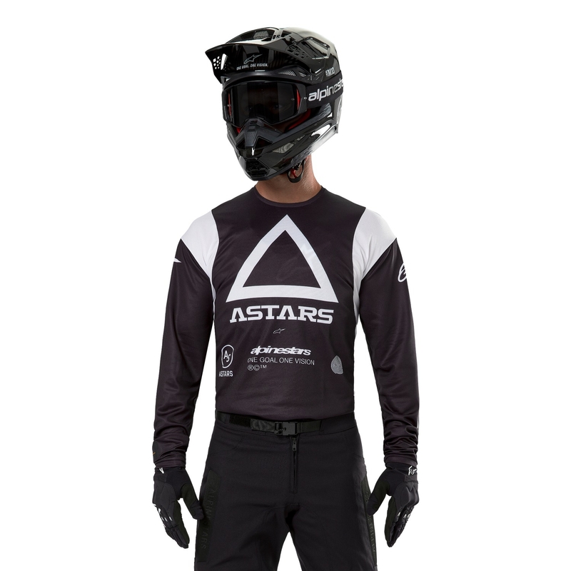 Tricou motocross Alpinestars Techdura negru