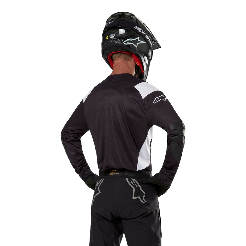 Tricou motocross Alpinestars Techdura negru