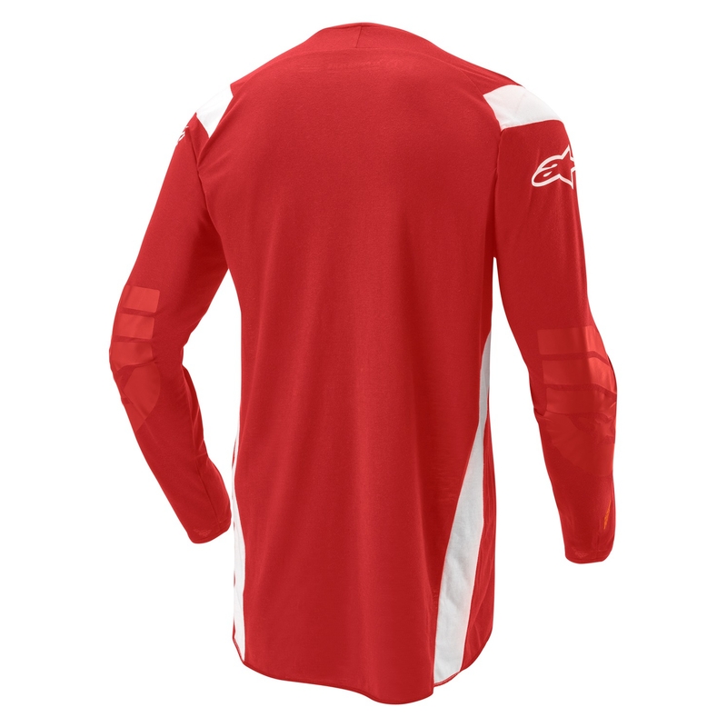 Tricou motocross Alpinestars Techdura roșu fluo