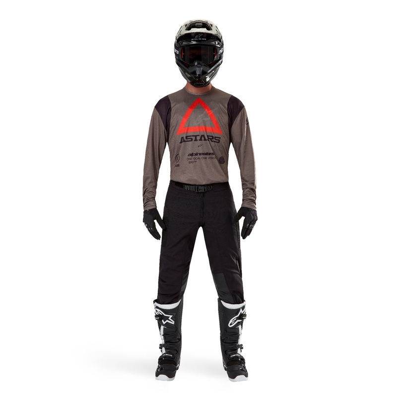 Tricou motocross Alpinestars Techdura maro