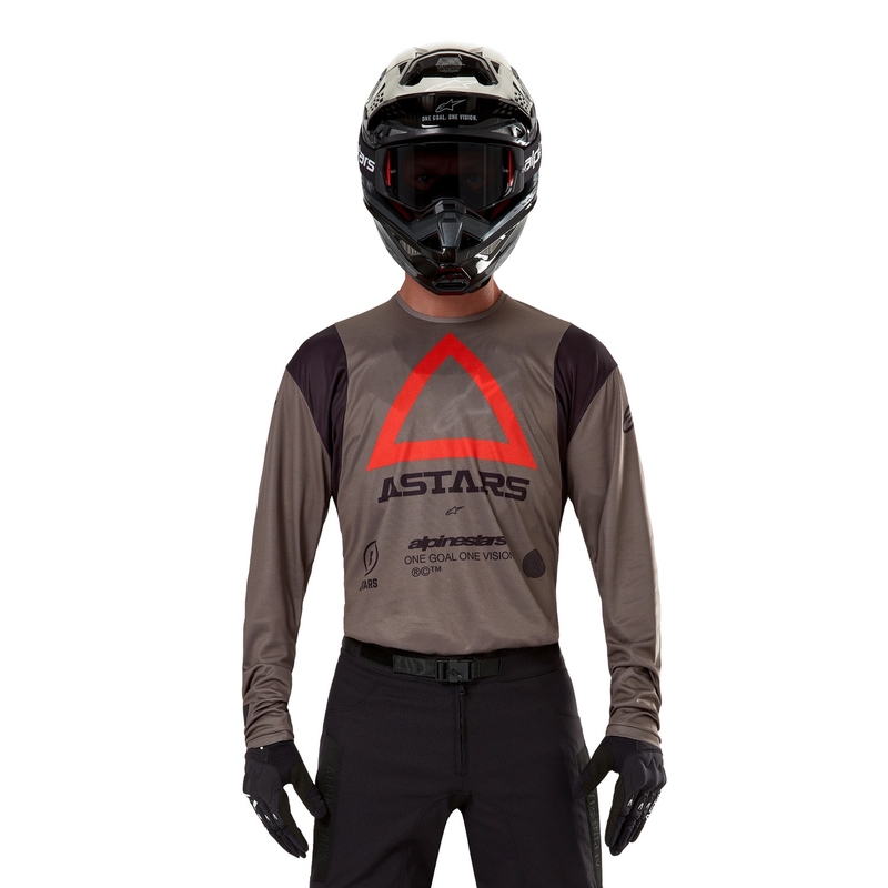 Tricou motocross Alpinestars Techdura maro