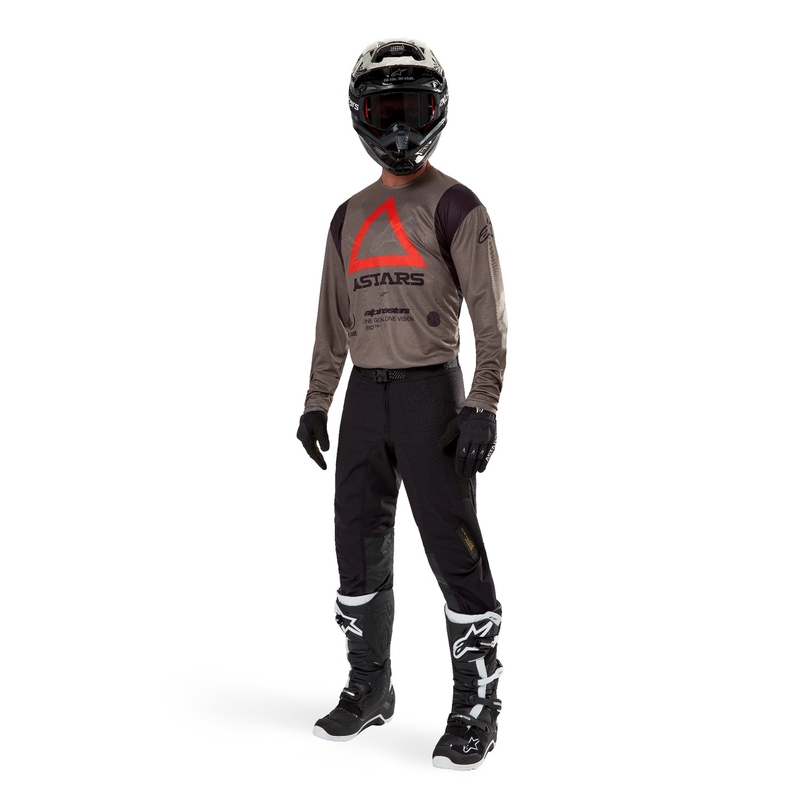 Tricou motocross Alpinestars Techdura maro