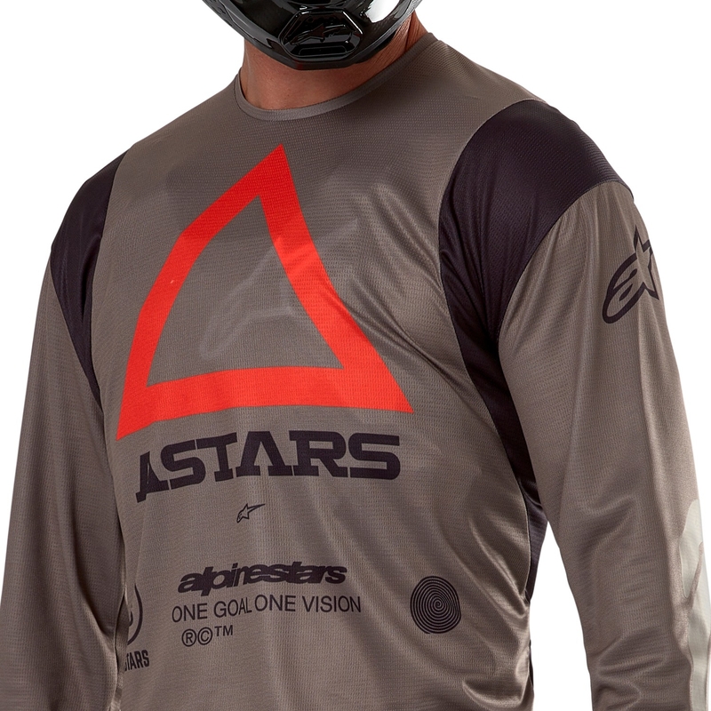 Tricou motocross Alpinestars Techdura maro