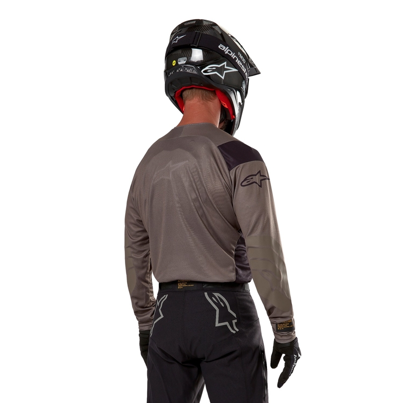 Tricou motocross Alpinestars Techdura maro