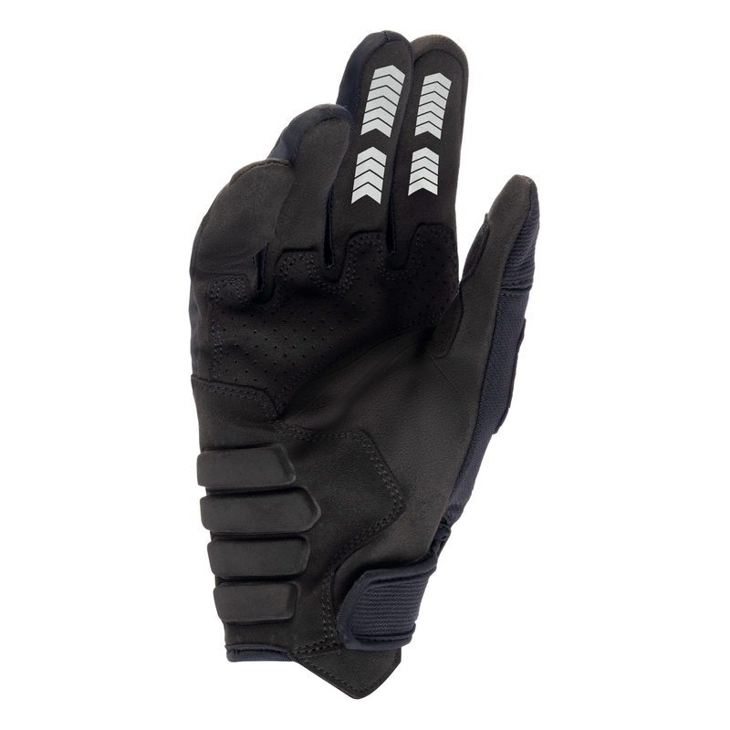 Mănuși de motocross Alpinestars Techdura alb-negru