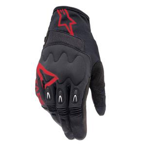 Mănuși motocross Alpinestars Techdura negru-roșu