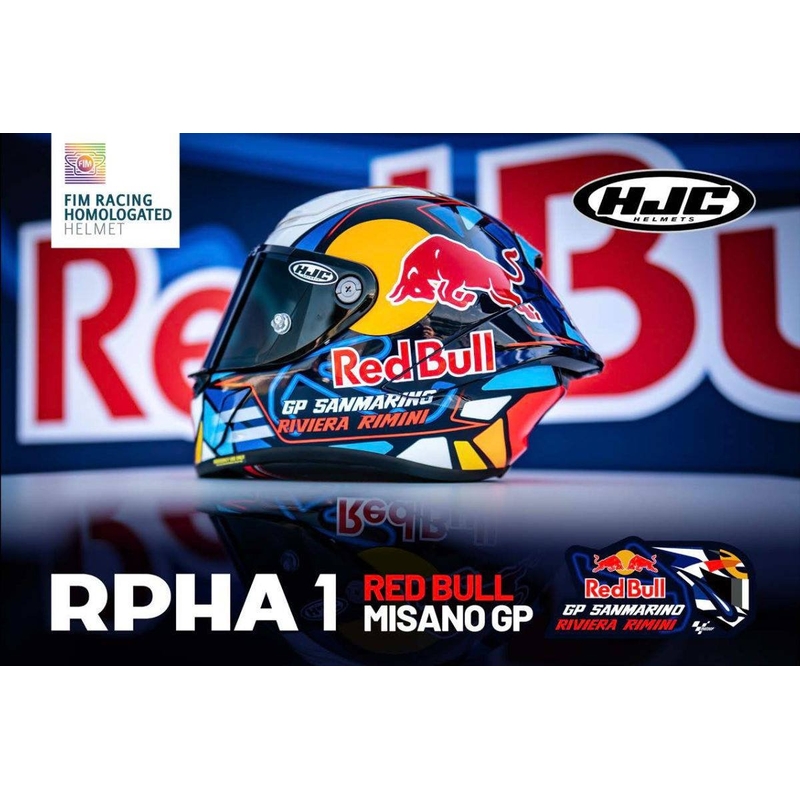 Casca moto integrala HJC RPHA Redbull Misano GP MC21 multicolor