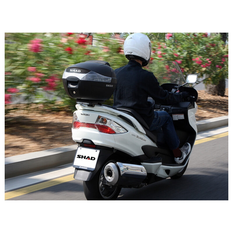 Top case cu capac colorat SHAD SH33 Alb