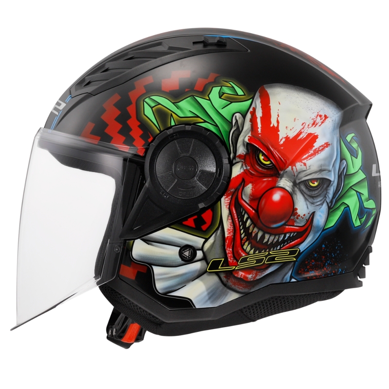 Casca moto deschisa LS2 OF616 Airflow II Happy Dreams