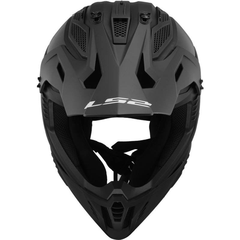 Casca motocross LS2 MX708 Fast II Solid negru mat