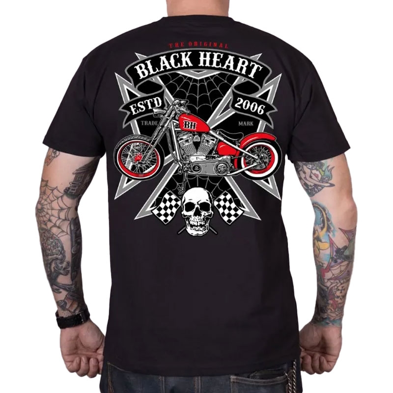 Tricou Black Heart Rock Iron negru