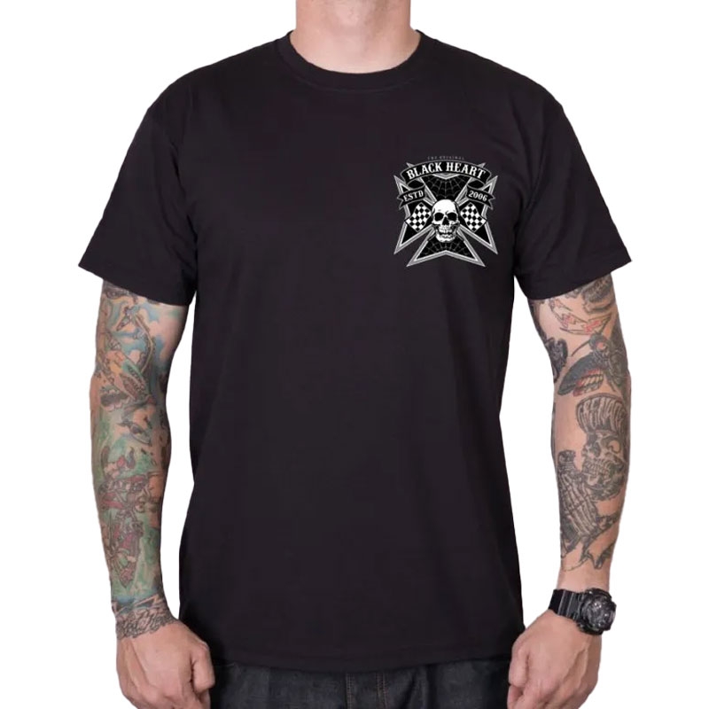 Tricou Black Heart Rock Iron negru