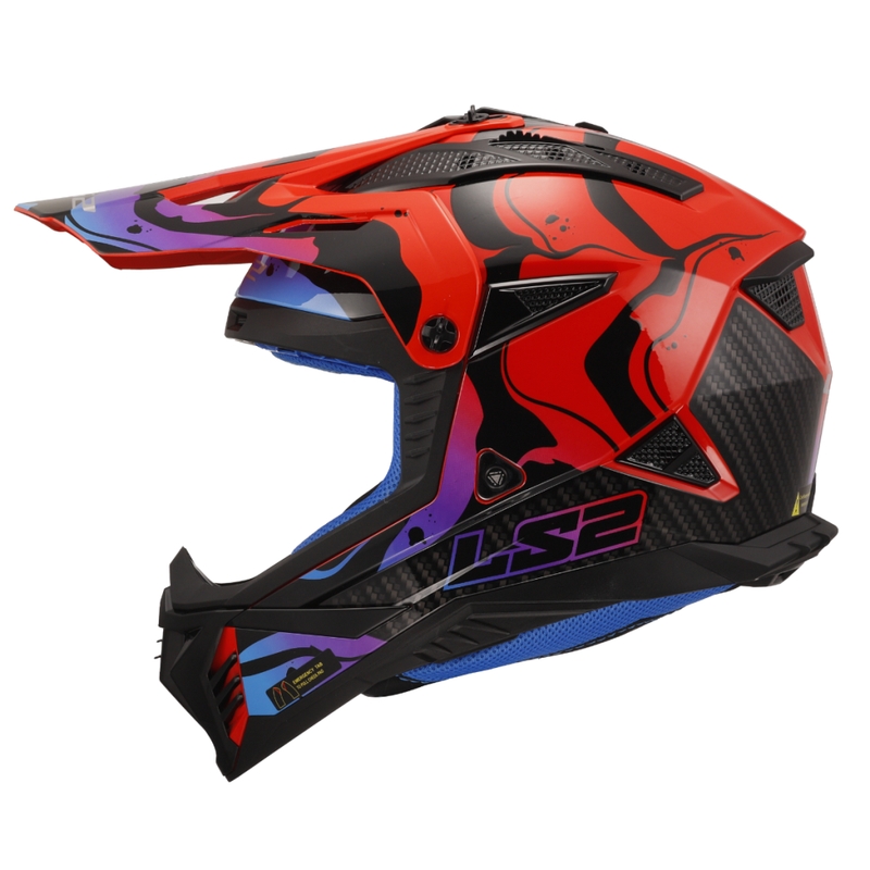 Casca motocross LS2 MX708 Fast II Wash rosie