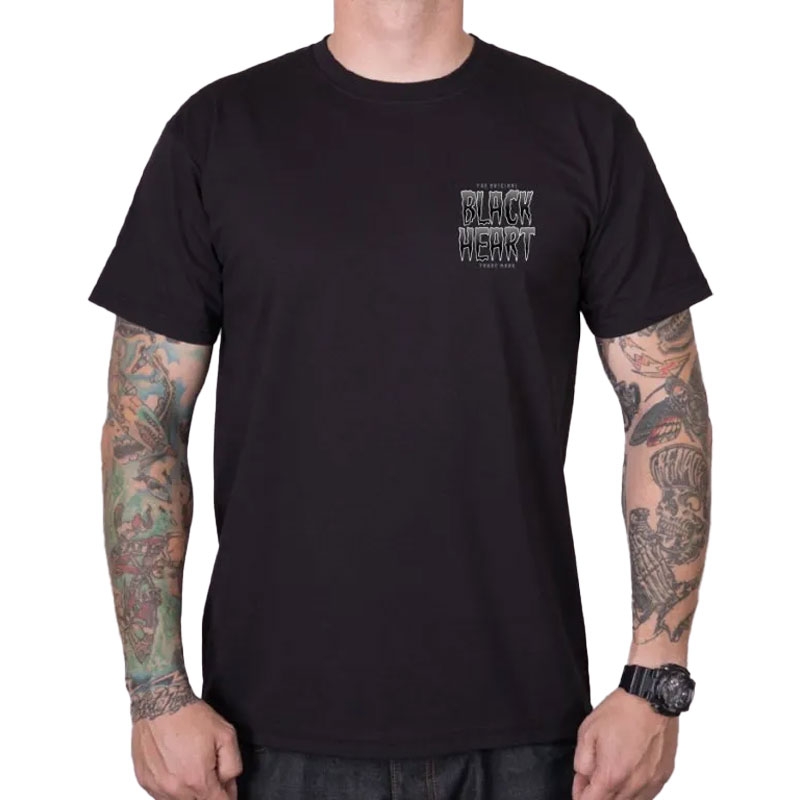 Tricou Black Heart Red Baron negru