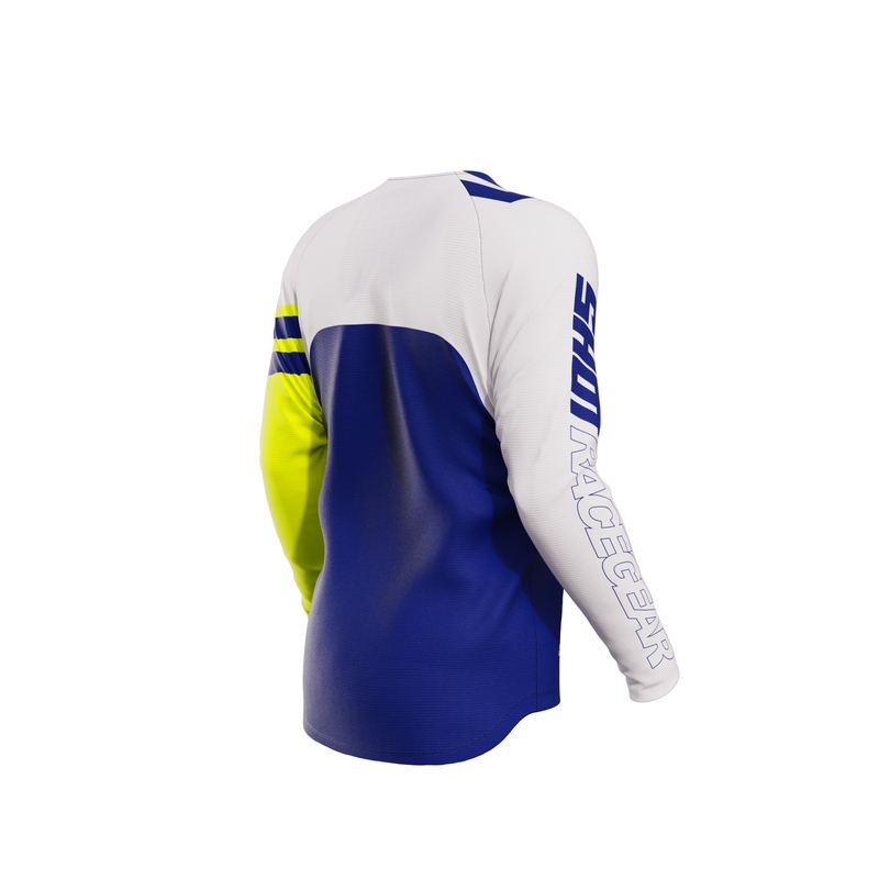 Tricoul de motocross pentru copii Shot Rush albastru lichidare