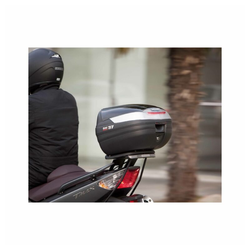 Top case cu capac colorat SHAD SH37 Rosu