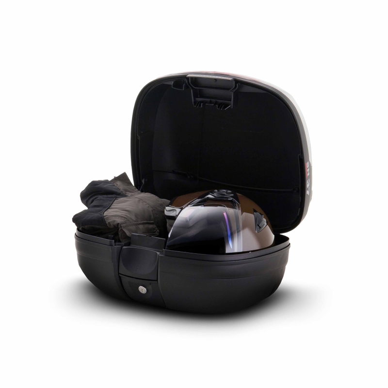 Top case cu capac colorat SHAD SH37 Rosu