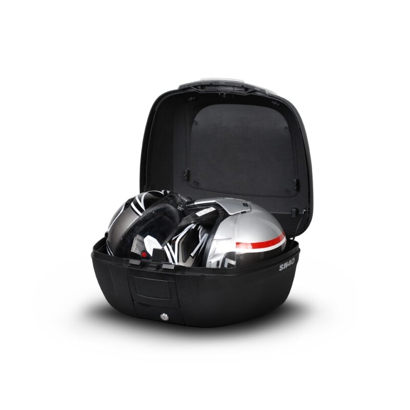 Top case cu capac colorat SHAD SH40 black metal