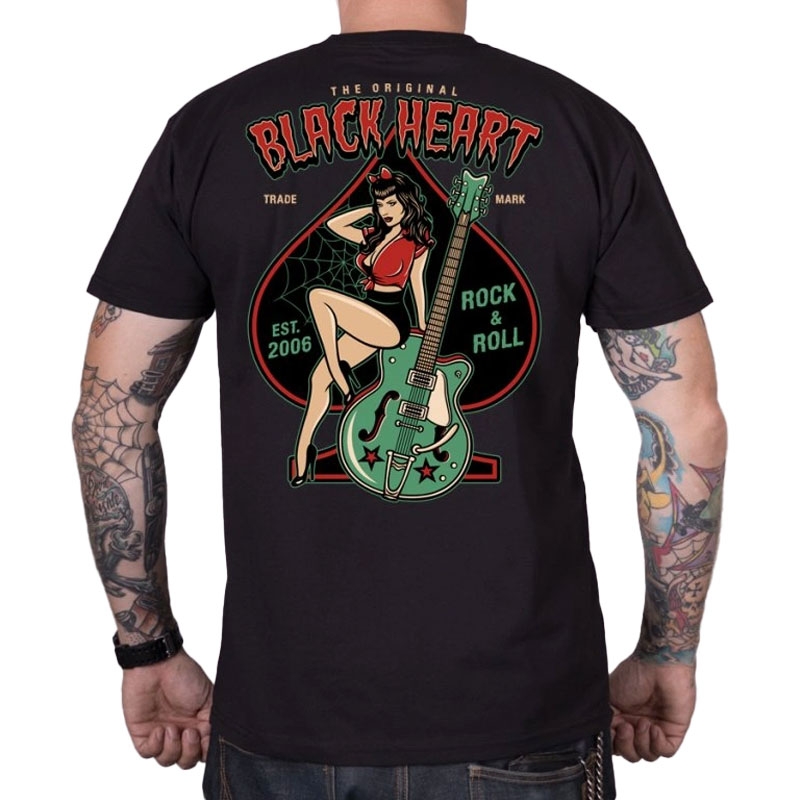 Tricou Black Heart Ema negru