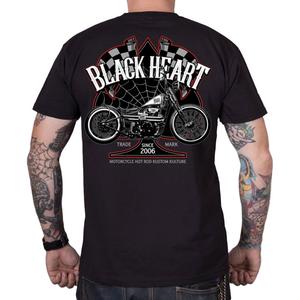 Tricou Black Heart Chopper Race negru