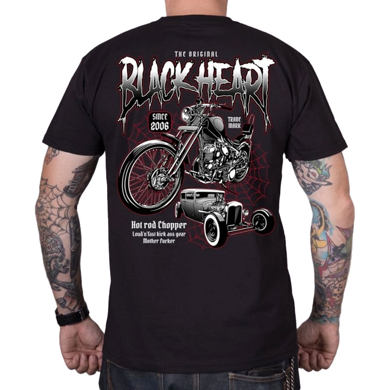 Tricou Black Heart Machines negru