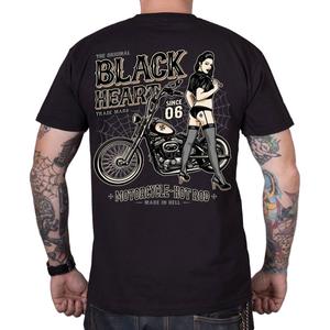 Tricou Black Heart Chopper Pussy negru