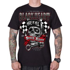 Tricou negru Black Heart Death Racer