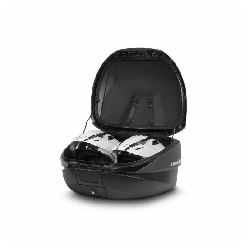 Top case SHAD SH59X negru cu capac de aluminiu (expandable concept) with PREMIUM SMART lock