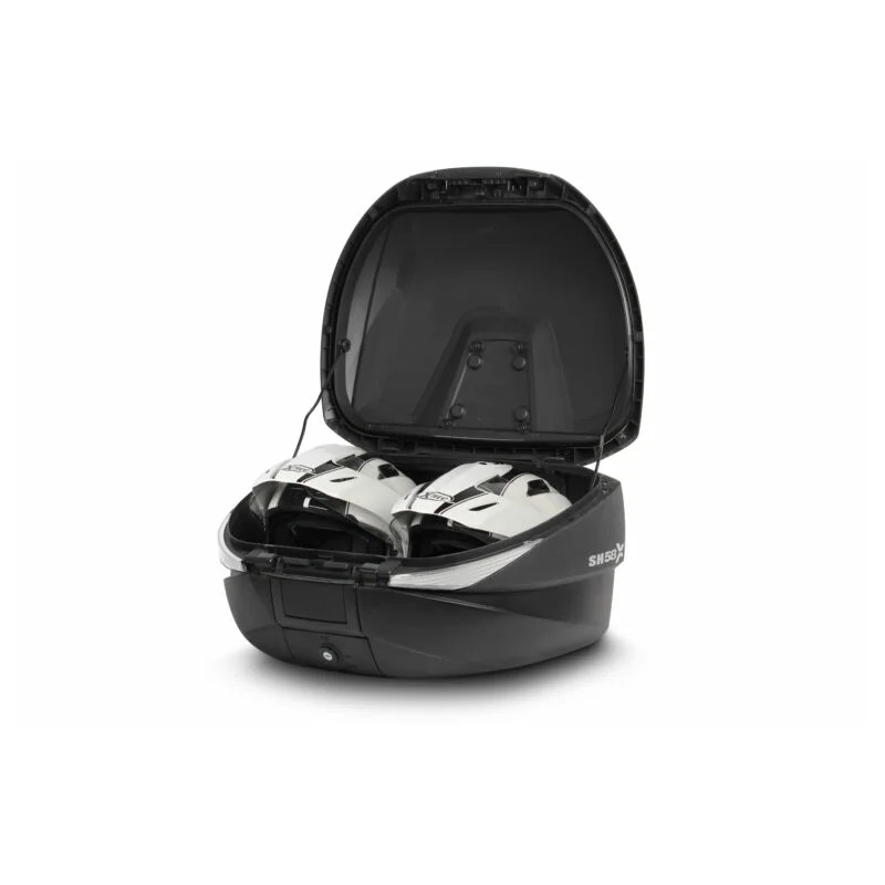 Top case cu capac colorat SHAD SH58X Alb with PREMIUM lock