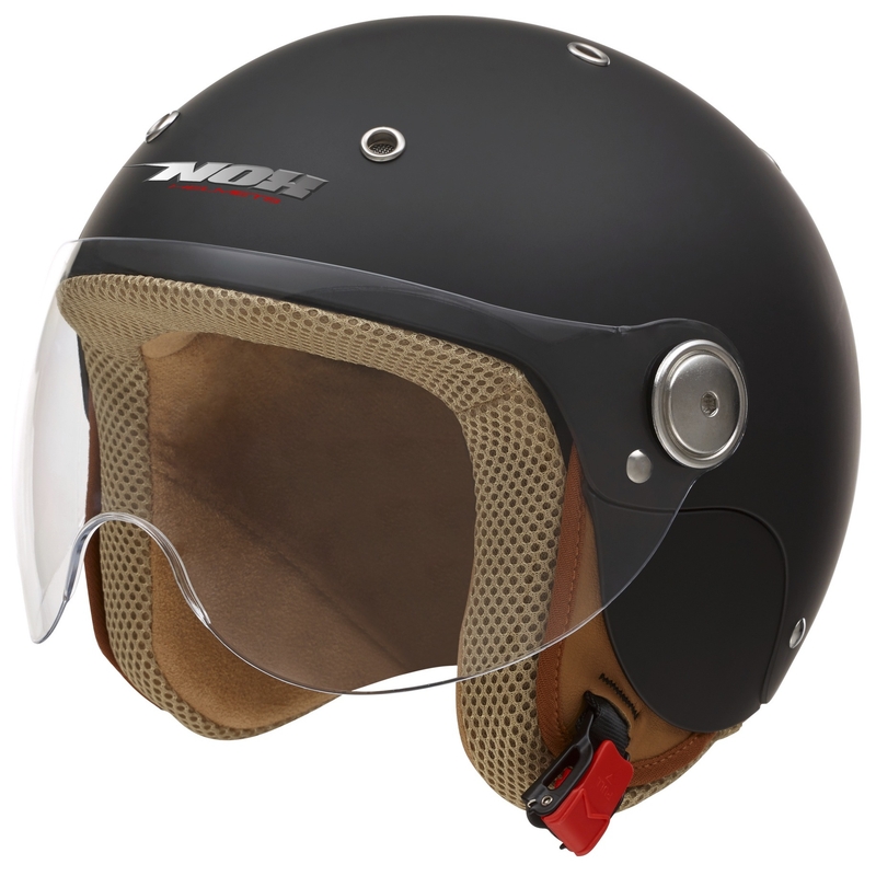 Cască de motocicletă deschisă pentru copii NOX N217K negru mat lichidare