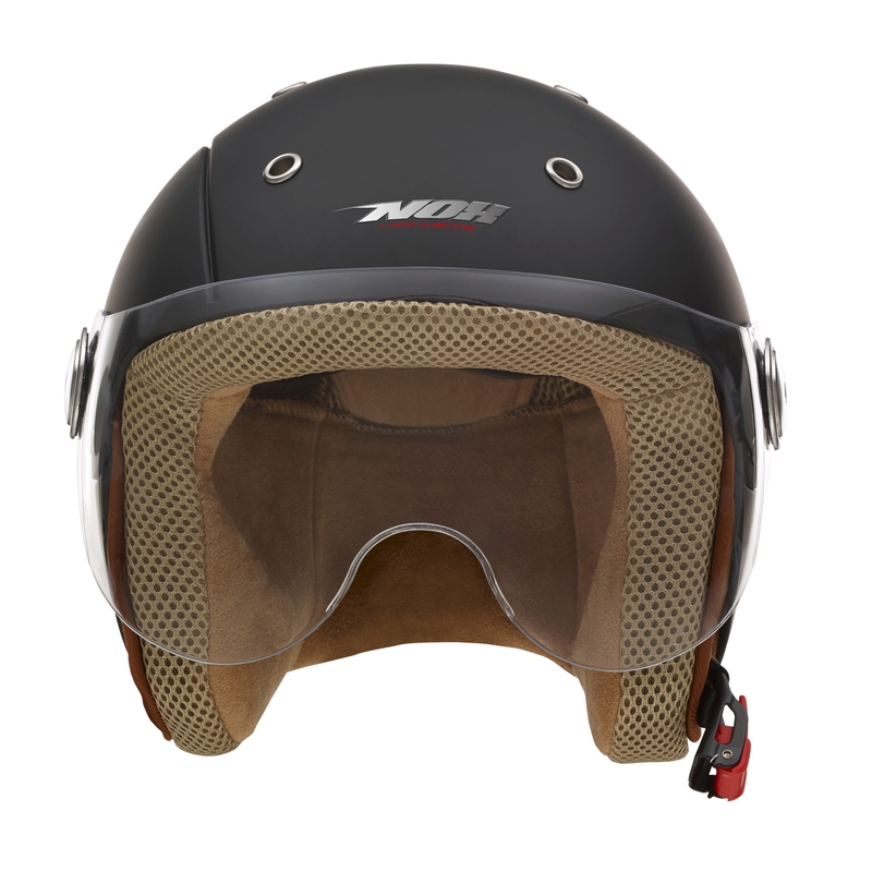 Cască de motocicletă deschisă pentru copii NOX N217K negru mat lichidare