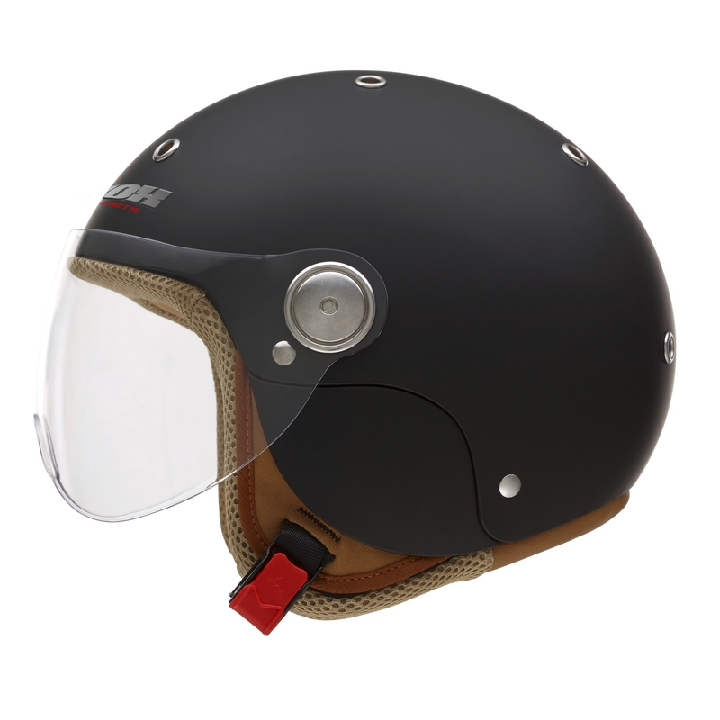 Cască de motocicletă deschisă pentru copii NOX N217K negru mat lichidare
