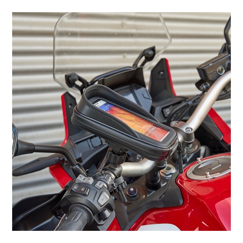 Smartphone holder SHAD phone size up to 180x90mm (6,6") prindere pe ghidon