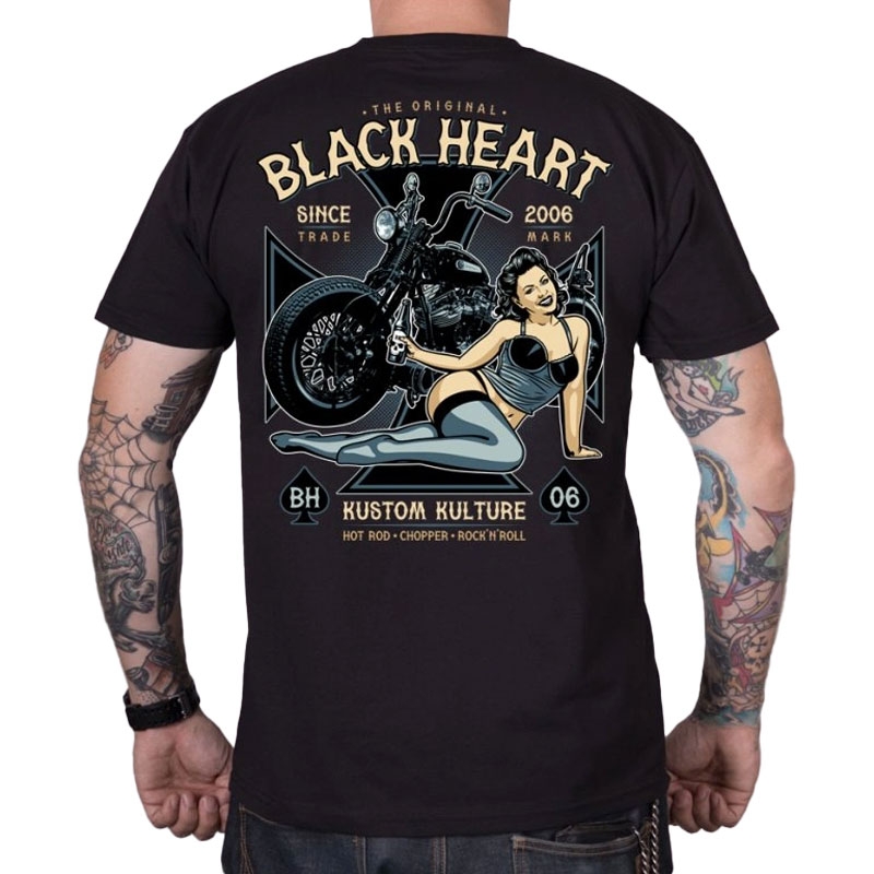 Tricou Black Heart Ava negru