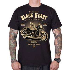 Tricou Black Heart Harley negru