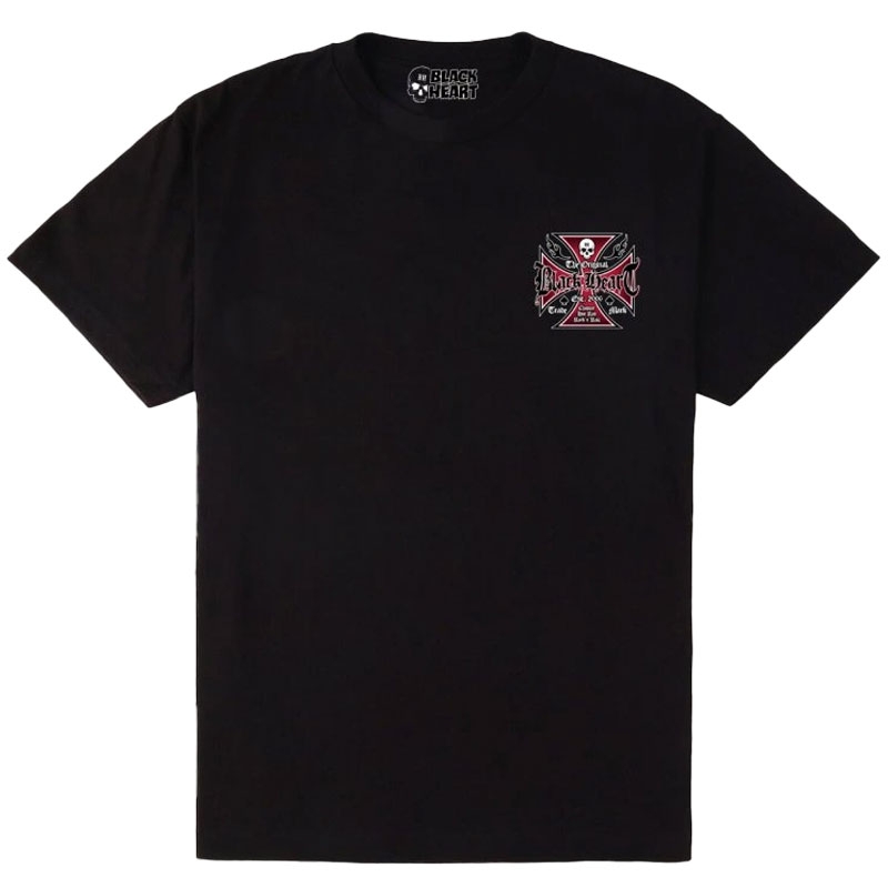 Tricou Black Heart Cross negru