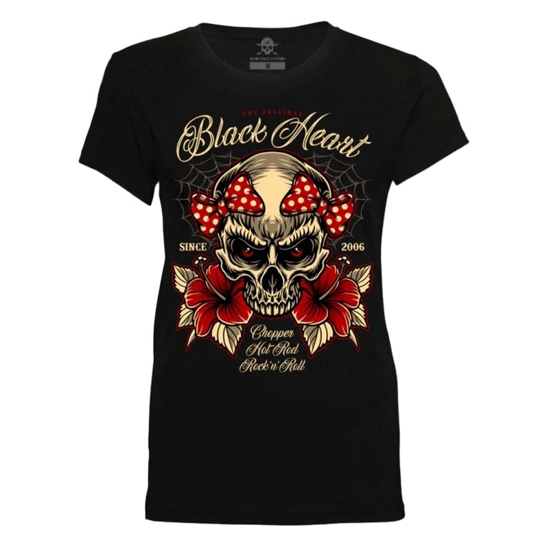 Tricou dama Black Heart Ariella negru