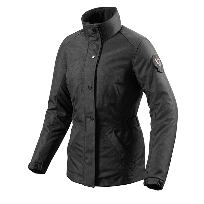 Jacheta de motociclete pentru femei Stockholm Black Vânzare lichidare