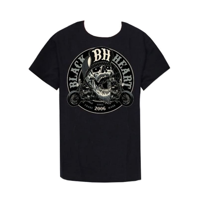 Tricou pentru copii Black Heart Twitch negru