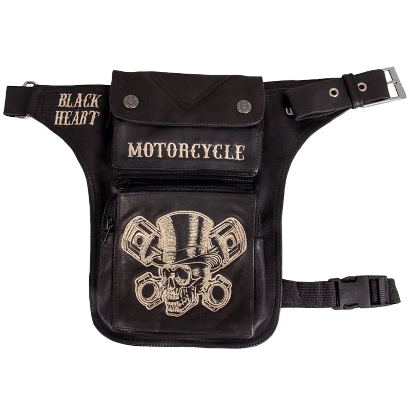 BLACK HEART W-TEC Gentleman buzunar pe coapsă negru