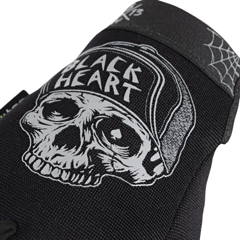Black Heart W-TEC Garage Mănuși Chopper construite negre