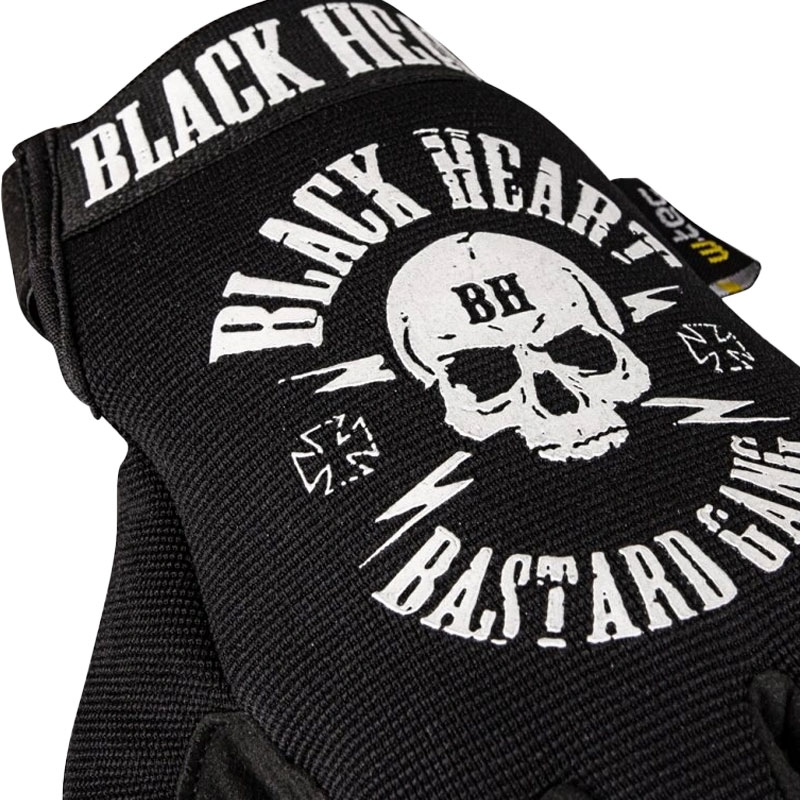 Mănuși Black Heart W-TEC Radegester chopper negre