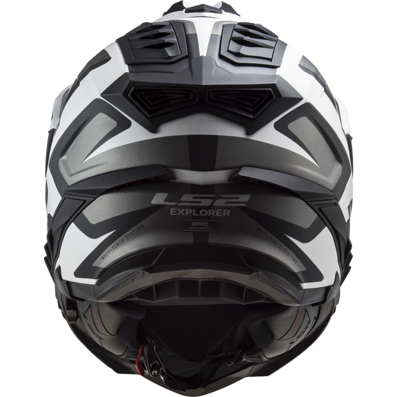 Casca Enduro LS2 MX701 Explorer Alter mat negru-alb