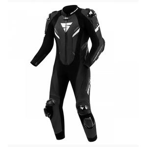 Costum moto din piele Shima Hyper-RS negru-alb