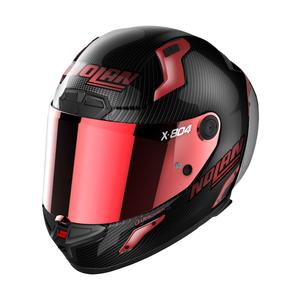 Casca moto integrala Nolan X-804 RS Ultra Carbon Iridium Edition negru-rosu