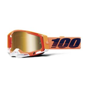 Ochelari de motocross 100% RACECRAFT Plexiglass Coral gold