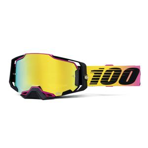 Ochelari de motocross 100% plexiglas auriu ARMEGA 91