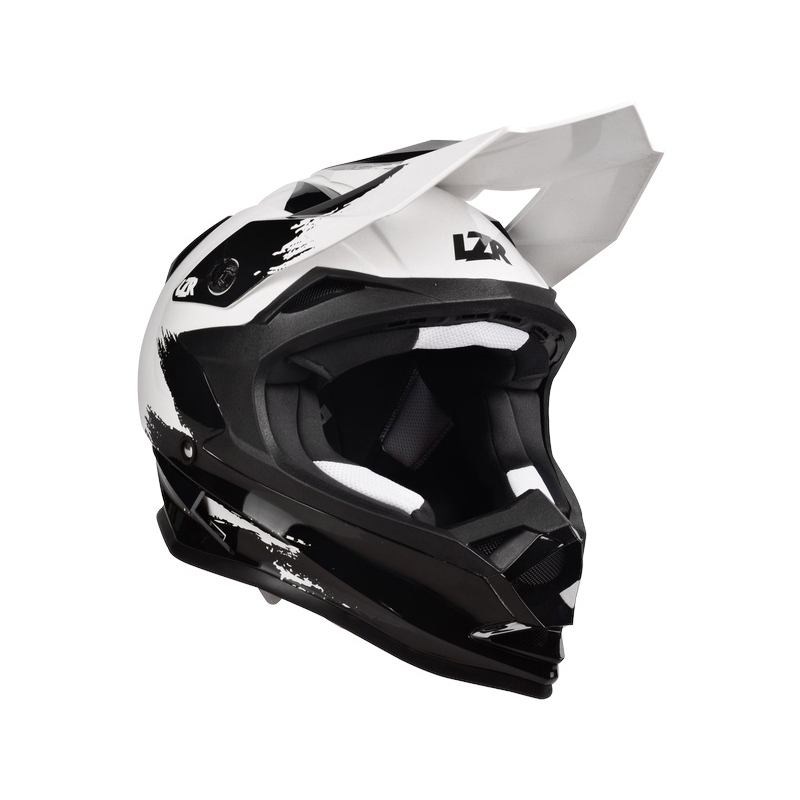 Cască de motocros Lazer OR-1 Ripper alb-negru