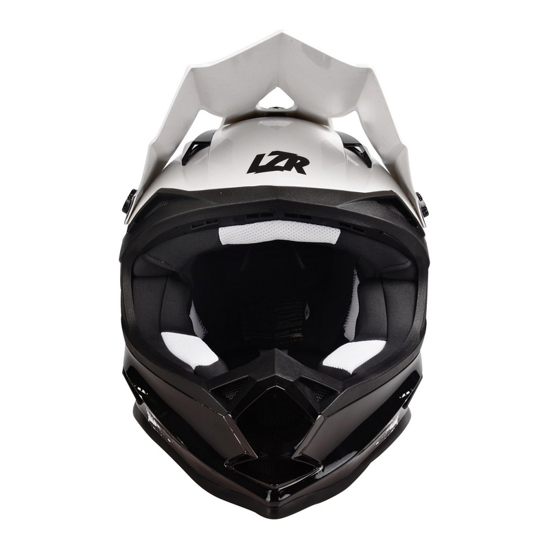 Cască de motocros Lazer OR-1 Ripper alb-negru